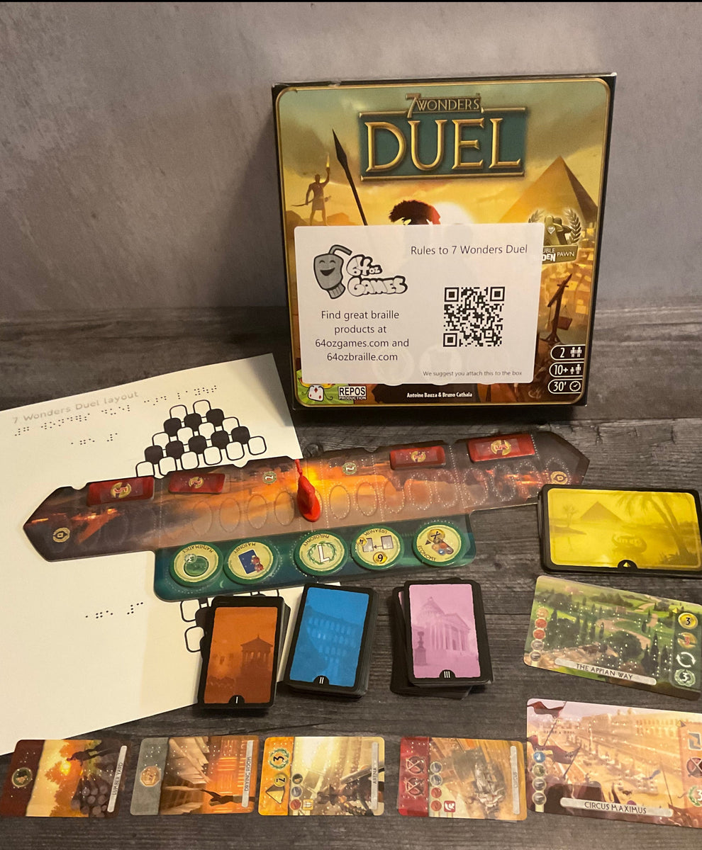 7 Wonders Duel Accessibility Kit – 64 Ounce Games
