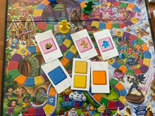 Load image into Gallery viewer, A top down view of the board, cards and the pieces
