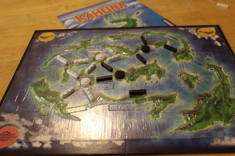 Wide shot of the Kahuna board with a thermoformed overlay on it and 3d printed replacement pieces