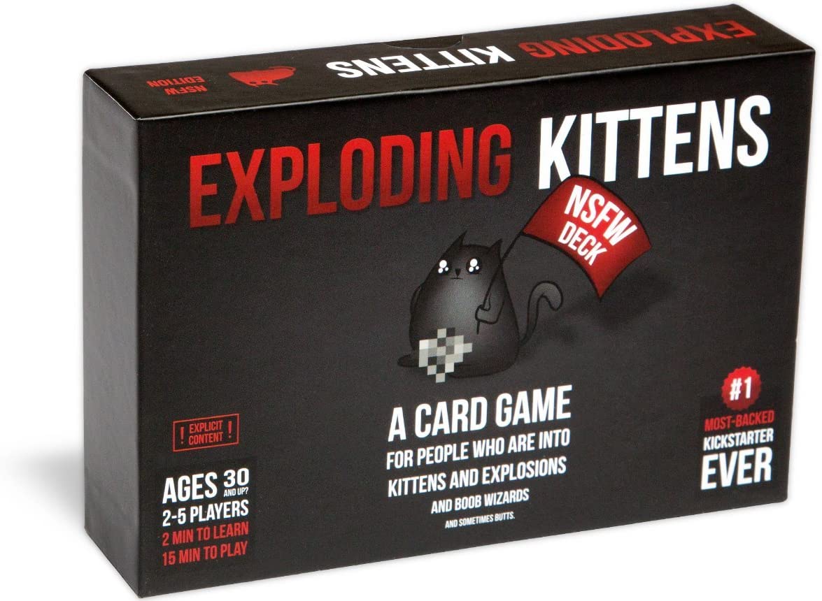 Exploding Kittens - Not Safe For Work - Accessibility Kit – 64 Ounce Games